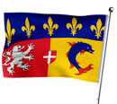 Drapeau Rhone Alpes