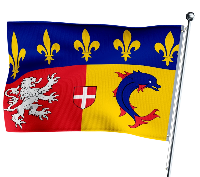 Drapeau Rhone Alpes