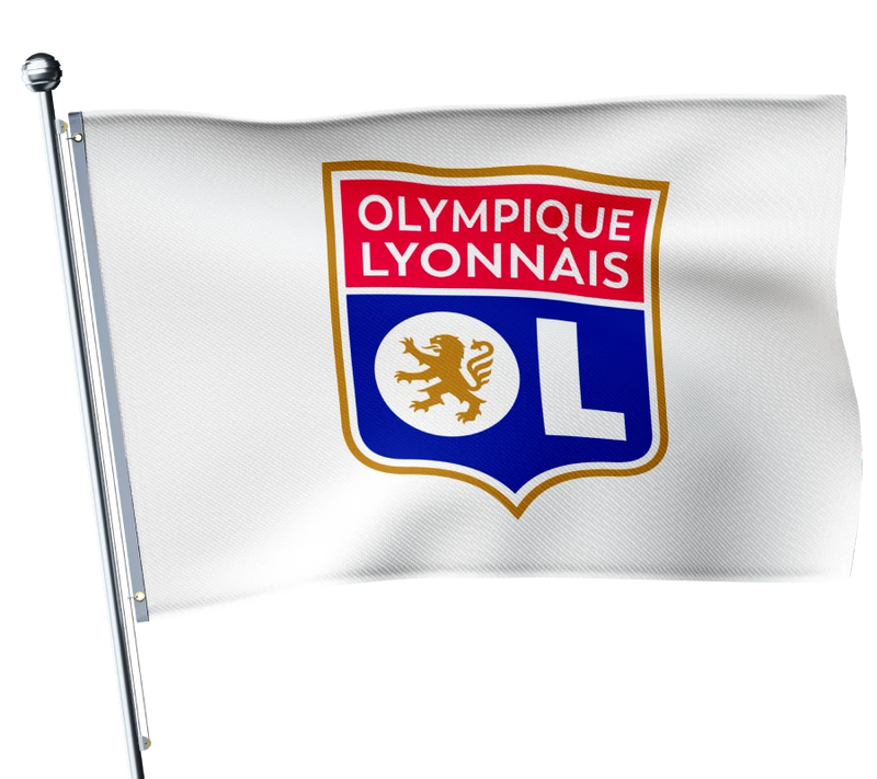 Drapeau Olympique Lyonnais