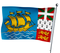 Drapeau Saint Pierre et Miquelon