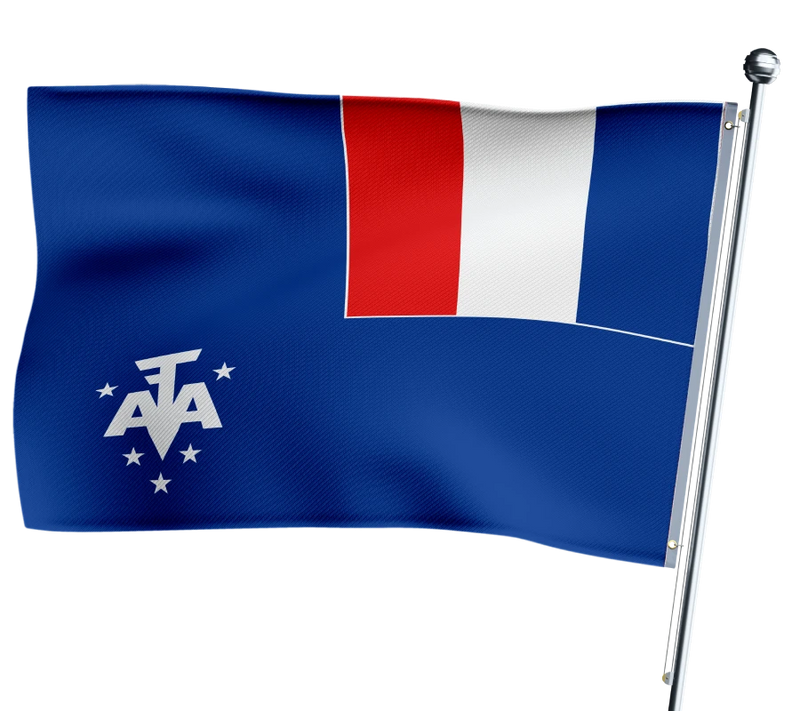 Drapeau Terres Australes Et Antarctiques Françaises