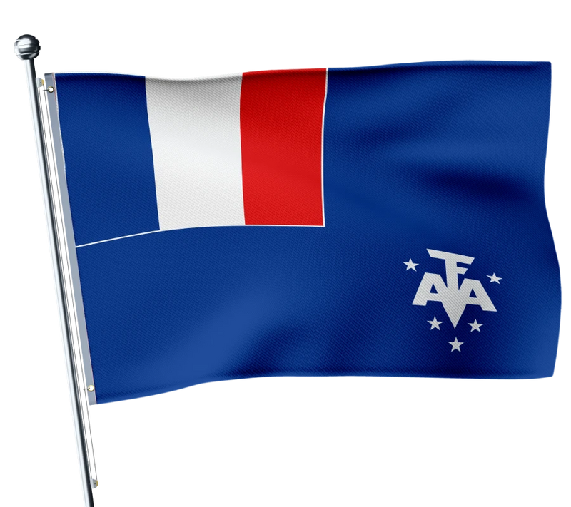 Drapeau Terres Australes Et Antarctiques Françaises