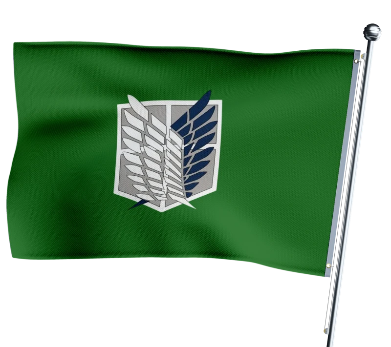 Drapeau Attaque Des Titans