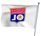 Drapeau Olympique Lyonnais